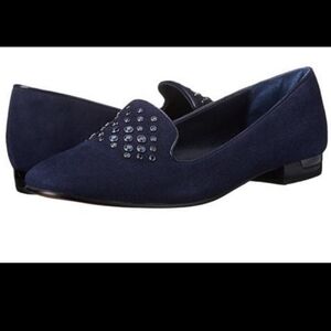 ISOLA | Leather Navy Flats